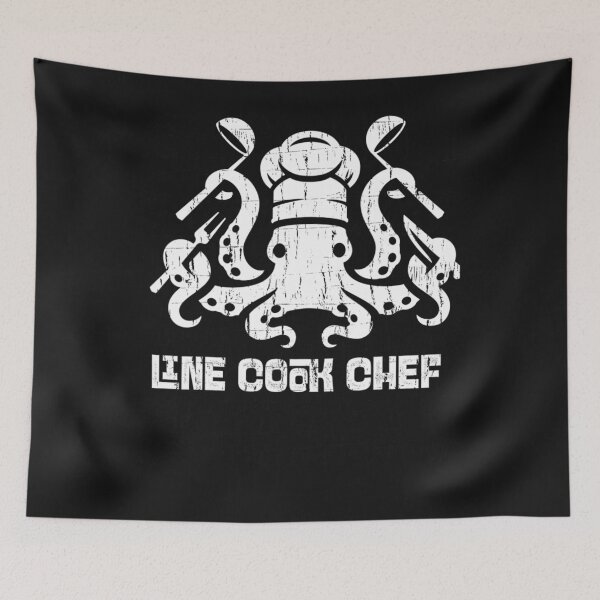 Item preview, Line Cook Chef Culinary Pun Octopus Kitchen Funny Gift designed and sold by ANABARRIOS.