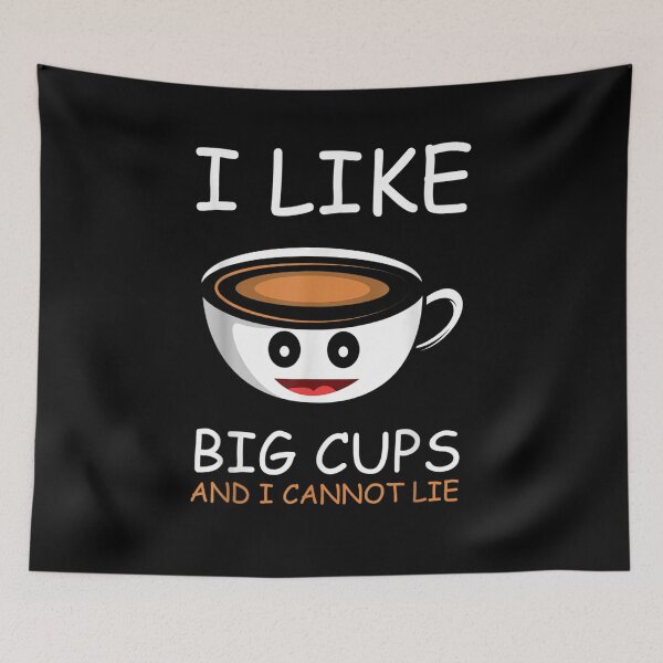 Item preview, I Like Big Cups Coffee Lover  designed and sold by aguilaro.