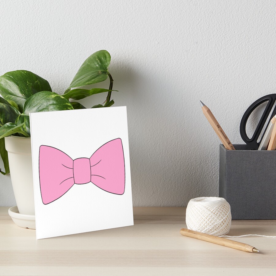Pink Bow Tie 