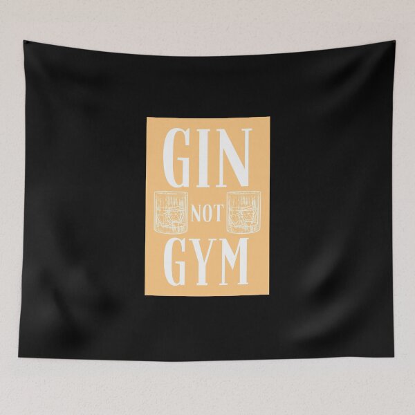 Item preview, Gin not Gym designed and sold by InputVSOutput.
