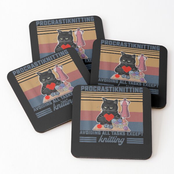 Item preview, Funny Procrastiknitting Knitting Lover Gag Gift Definition  designed and sold by aguilaro.