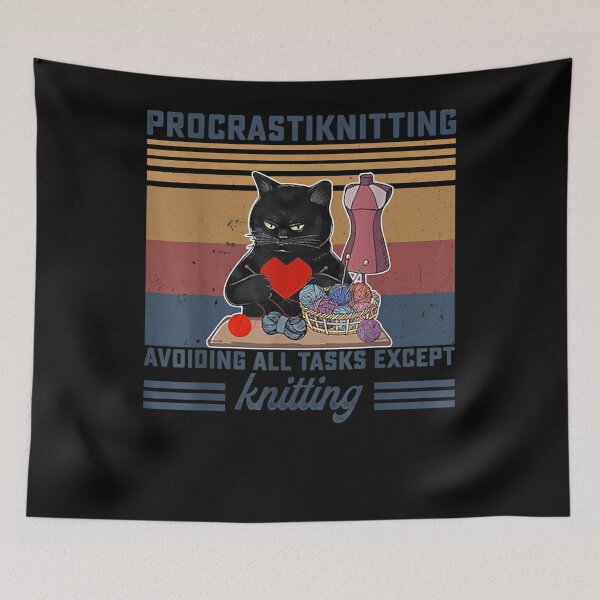 Item preview, Funny Procrastiknitting Knitting Lover Gag Gift Definition  designed and sold by aguilaro.