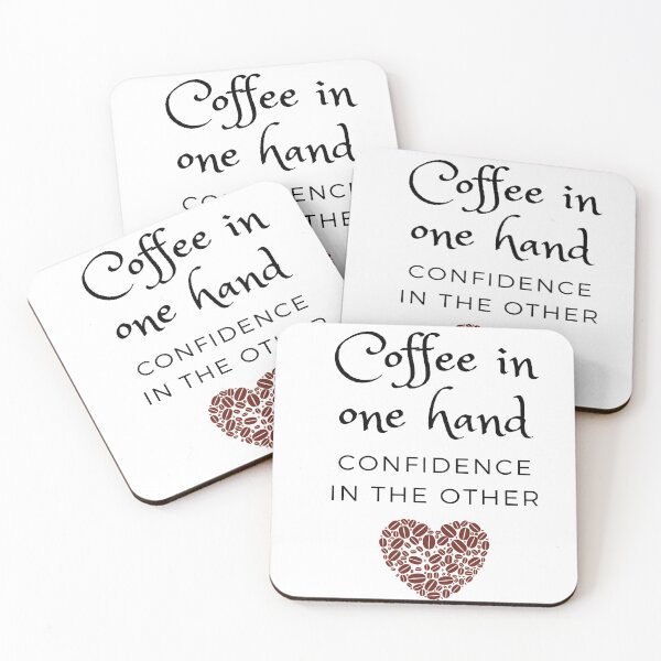 Item preview, Coffee in one hand, confidence in the other  designed and sold by NGstil.