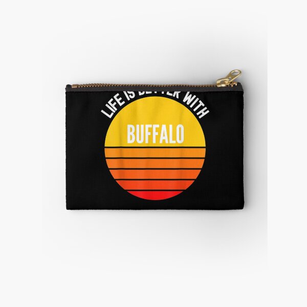 Item preview, Life Is Better With Buffalo Funny Sunset Style  designed and sold by aguilaro.