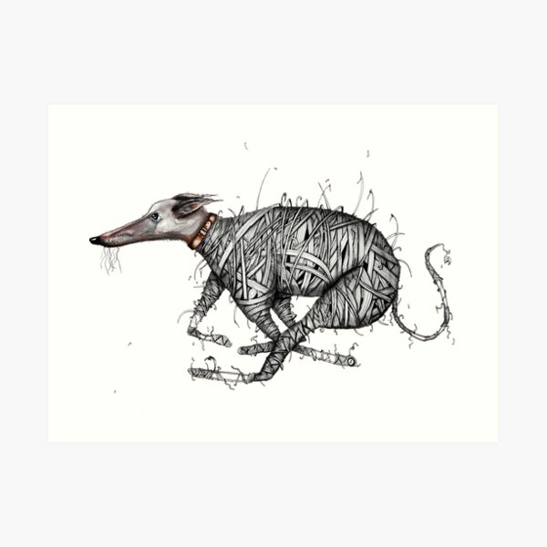 Fleawrapper Art Print