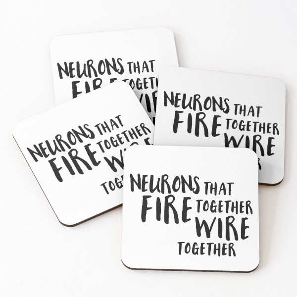 Item preview, Neurons that fire together wire together- Psychology Design designed and sold by Psychologist's Inventory.