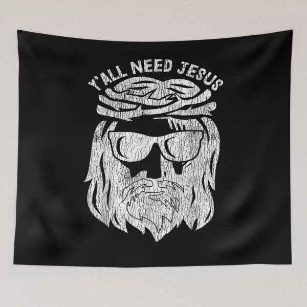 Item preview, Vintage Y'all Need Jesus Funny Southern Religious Christian  designed and sold by aguilaro.