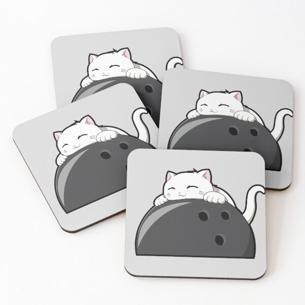 Item preview, Cute Cat Hugging A Bowling Ball designed and sold by kittengallery.