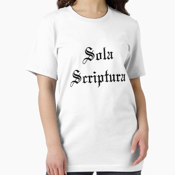 Vista previa del artículo con la obra «Sola Scriptura», diseñado y vendido por Logosdesignshop.