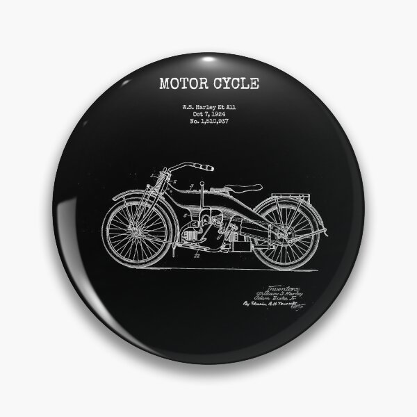 Item preview, Vintage Blueprint - Motorcycle - Harley designed and sold by Rhu Creations.