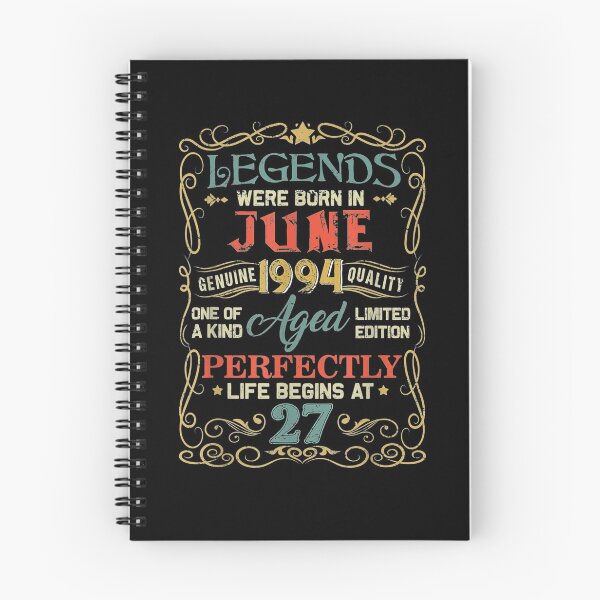 Item preview, Legends Were Born In June 1994 27th Birthday Gifts  designed and sold by aguilaro.