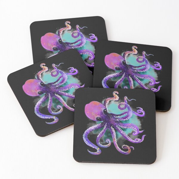 Item preview, wild purple octopus gift idea Premium designed and sold by ANABARRIOS.