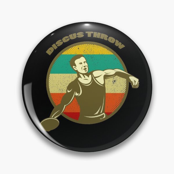 Item preview, Retro circle athlete discus throw designed and sold by Astralia.