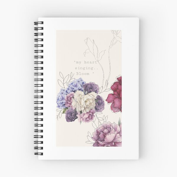 Item preview, Bloom flower my heart is singing  designed and sold by AmmaRoyalstore.