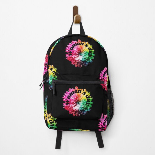 Item preview, Women's day with a very colourful flower - black text designed and sold by AnnaBBS.