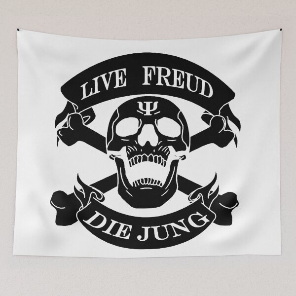 Item preview, Live Freud, Die Jung- Psychology Design designed and sold by Psychologist's Inventory.