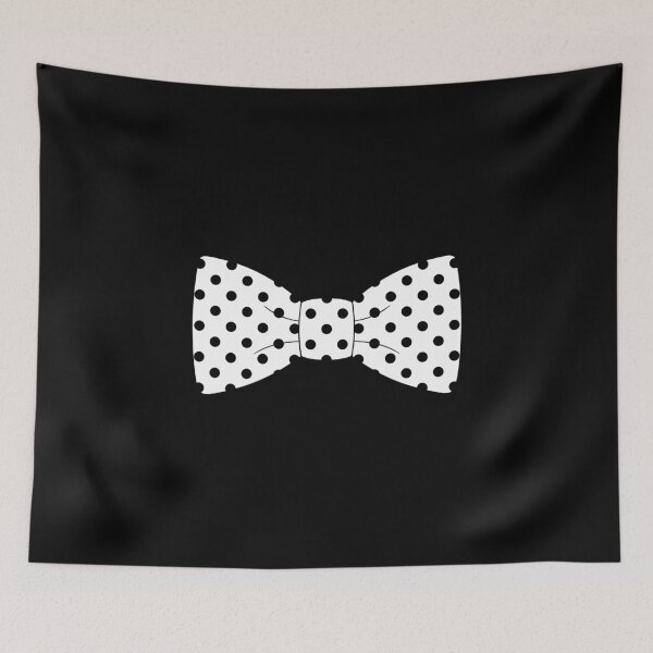 Item preview, White black polka dot Bow Tie  designed and sold by S-ivanov.