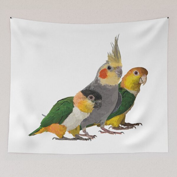 Item preview, Caique and nymph designed and sold by obscurite.