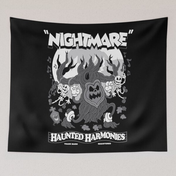 Item preview, Haunted Harmonies - Vintage Cartoon Halloween - Creepy Cute Goth Horror  designed and sold by C300amg22.