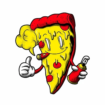 Artwork thumbnail, Bad Pizza by RedsStickerShop