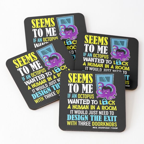 Item preview, Neil deGrasse Tyson Octopus Lock a Human Science designed and sold by ANABARRIOS.