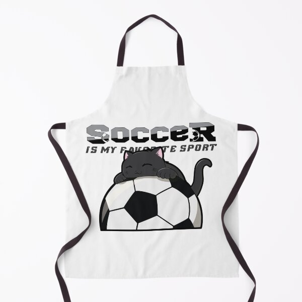 Item preview, Soccer Is My Favorite Sport - Black Cat Themed designed and sold by kittengallery.