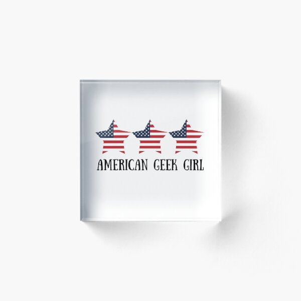 American Geek Girl USA | GEEKS WE LOVE Acrylic Block