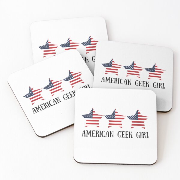 Item preview, American Geek Girl USA | GEEKS WE LOVE  designed and sold by Le Plus Three.