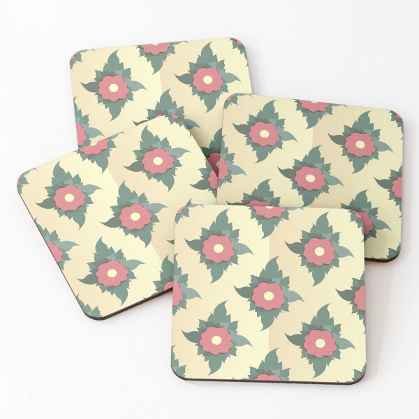 Item preview, Thai red flowers pattern  designed and sold by preeyavis.