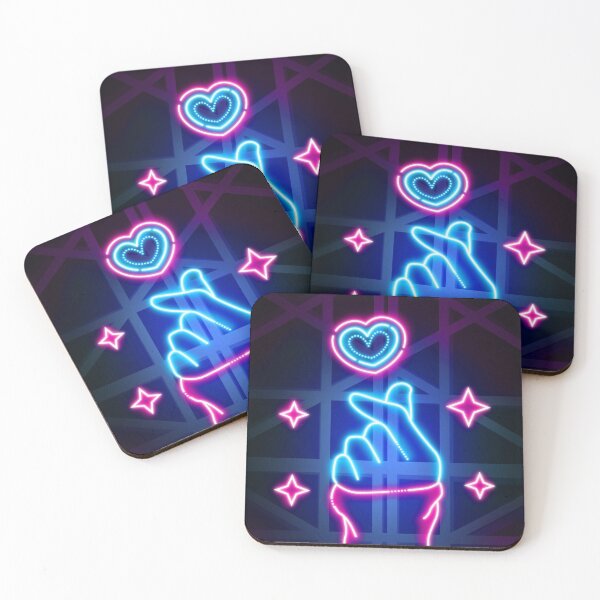 Item preview, Kpop sarang neon art sign designed and sold by Vectorheroes.