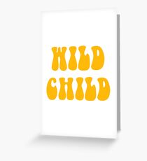 Tarjeta de felicitación NIÑO SALVAJE