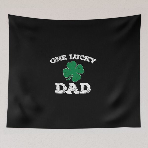 Item preview, One Lucky Dad St Patricks Day Retro Father Gift designed and sold by Realme9876.