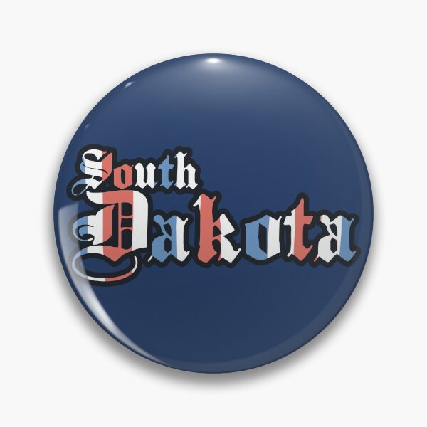 Item preview, South Dakota - Blue, White, Red designed and sold by Chubuter.