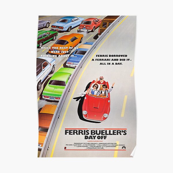 ferris bueller's day off vintage poster Poster