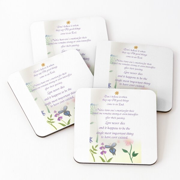 Item preview, Love Never Dies designed and sold by Leanne Ramnarine.