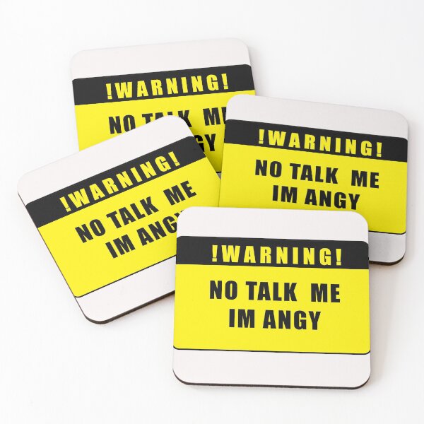 Item preview, No Talk me Im Angy designed and sold by DynastyArt.