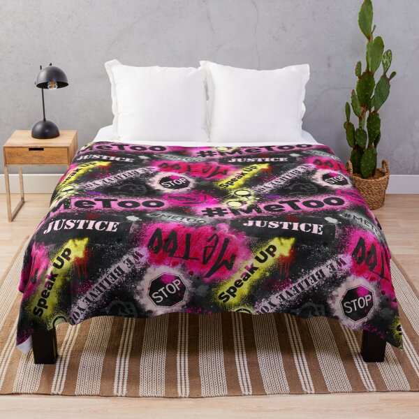 Item preview, #MeToo Pink Graffiti Pattern designed and sold by Jarrod Vandenberg.