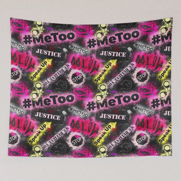 Item preview, #MeToo Pink Graffiti Pattern designed and sold by Jarrod Vandenberg.