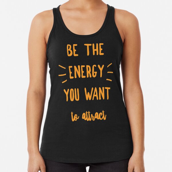 Manifestation- law of attraction design Racerback Tank Top