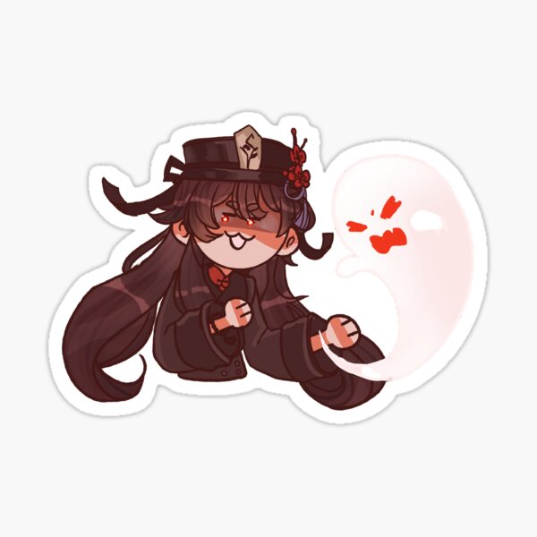 Item preview, Hu Tao Genshin Impact Sticker designed and sold by Citrusflowar.