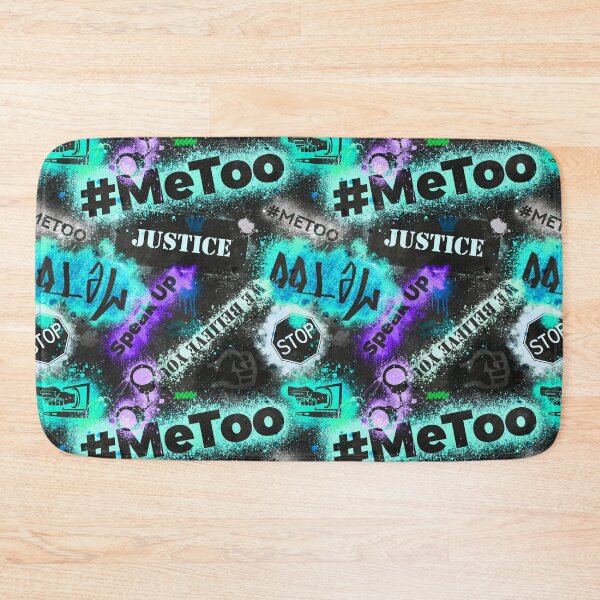 Item preview, #MeToo Blue Graffiti Pattern designed and sold by Jarrod Vandenberg.