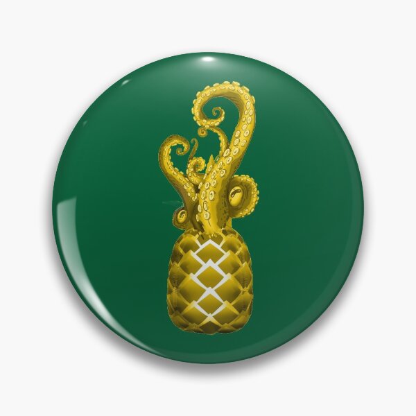 Item preview, pineapple octopus golden designed and sold by gpsapparel.
