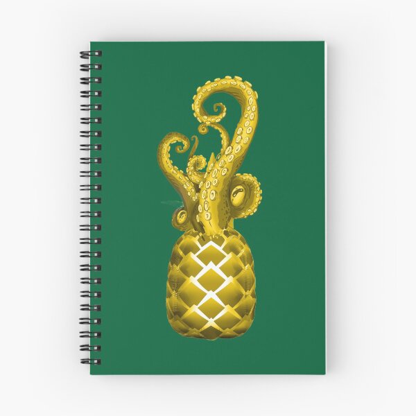 Item preview, pineapple octopus golden designed and sold by gpsapparel.