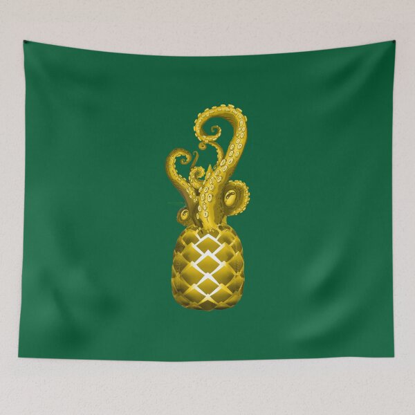 Item preview, pineapple octopus golden designed and sold by gpsapparel.