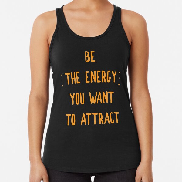 Manifestation- law of attraction design Racerback Tank Top