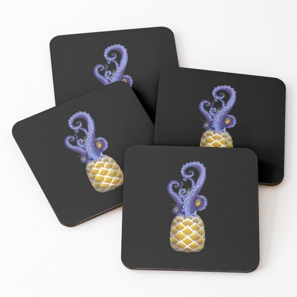 Item preview,  pineapple octopus golden designed and sold by gpsapparel.