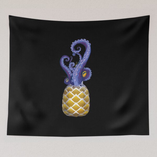 Item preview,  pineapple octopus golden designed and sold by gpsapparel.