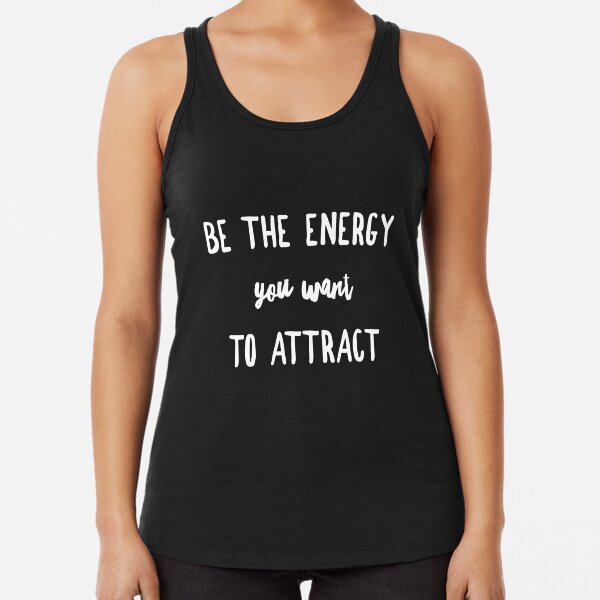 Manifestation- law of attraction design Racerback Tank Top