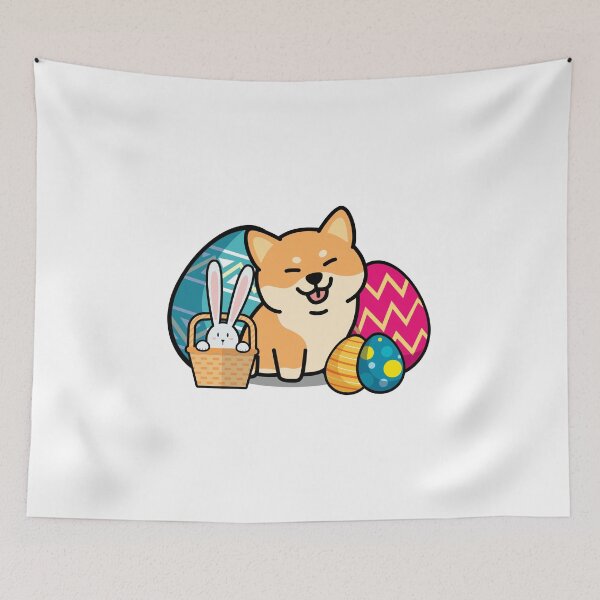 Item preview, Easter Shiba Inu Dog designed and sold by EstelleStar.