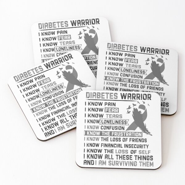 Item preview, I Am Diabetes Warrior, I Know All These Things and I Am Surviving Them designed and sold by DianabellShop.